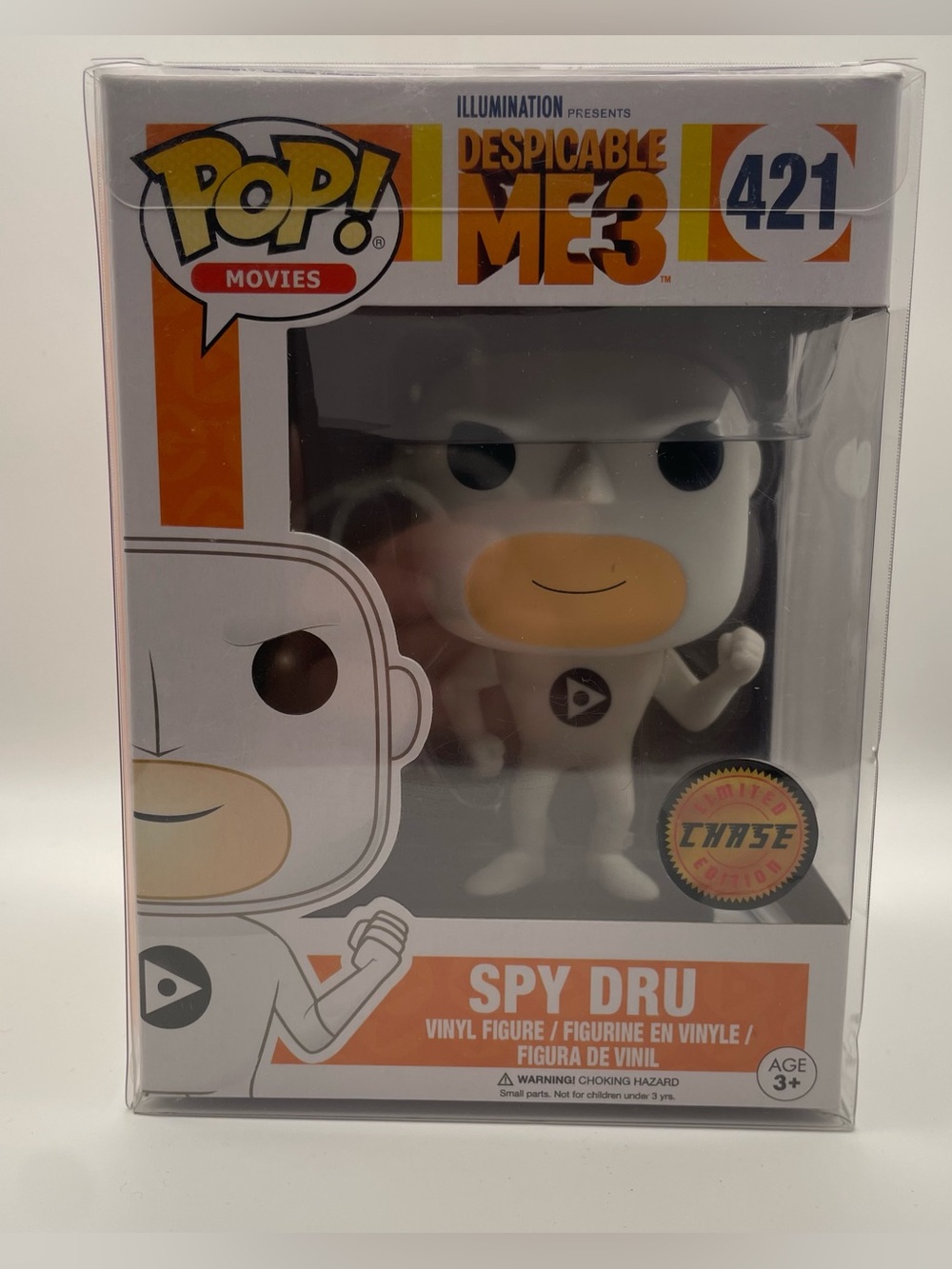 Funko Pop Despicable Me 3 Spy Dru Chase Limited Edition #421 with Protector